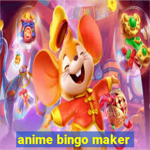 anime bingo maker